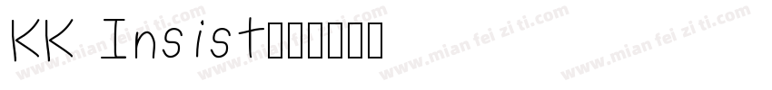 KK Insist字体转换